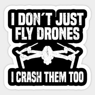 Drone Pilot FPV Quadcopter Racing Drone Flying Sticker